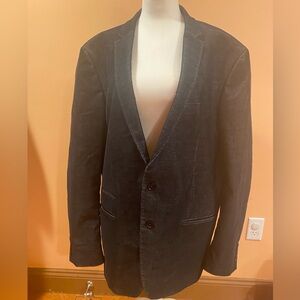 Andrew Fezza Men’s Blazer, Size-46 Long, Color-Black